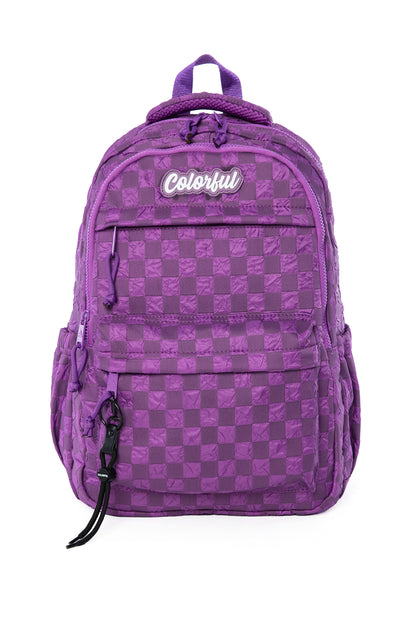 Polly Laptop Bölmeli Günlük Sırt Çantası - Mor