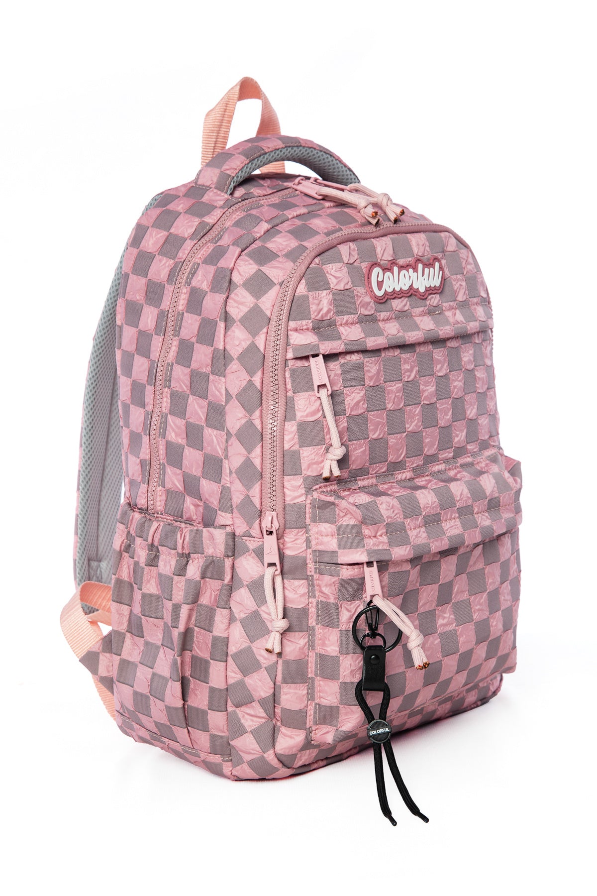 Polly Laptop Bölmeli Günlük Sırt Çantası - Pudra Pembe