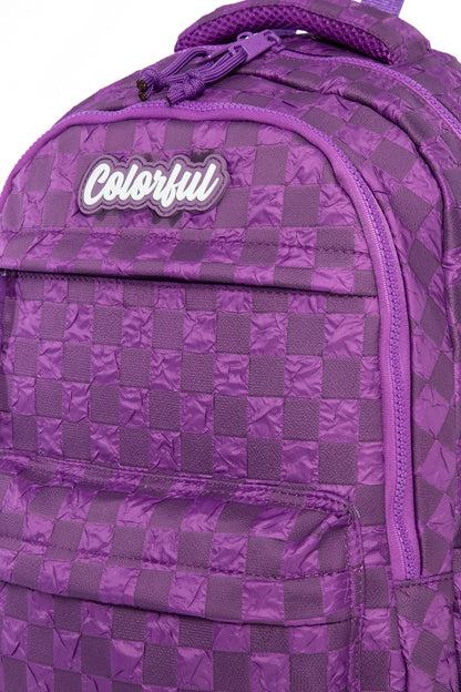 Polly Laptop Bölmeli Günlük Sırt Çantası - Mor