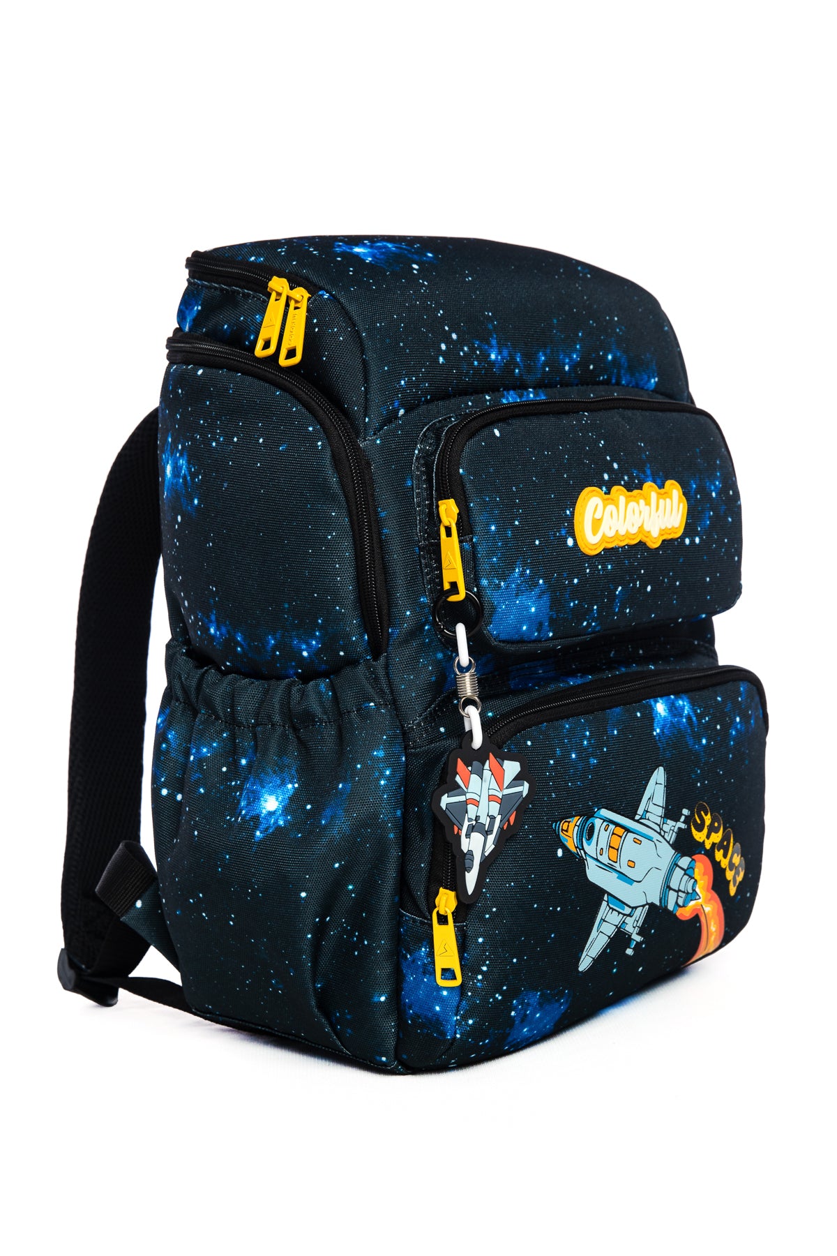Maxim Space Uzay Temalı Laptop Bölmeli Sırt Çantası - Siyah