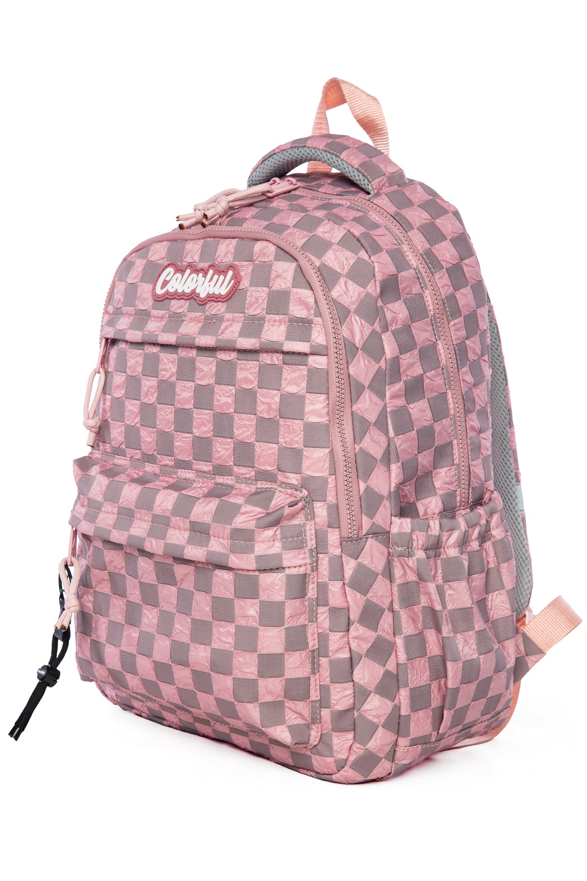 Polly Laptop Bölmeli Günlük Sırt Çantası - Pudra Pembe